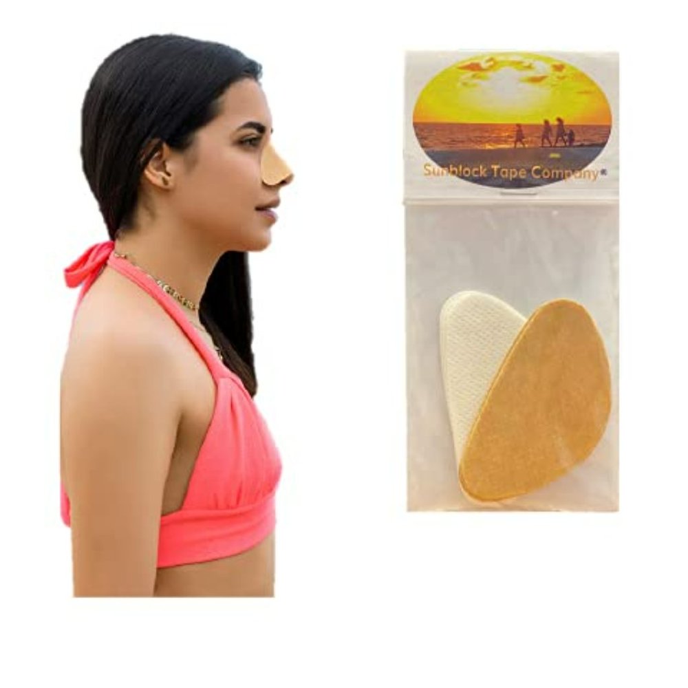 Sun Protection Nose Patch (Beige, White)